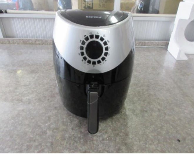 Two Secura air fryer models were recalled Sept. 28 due to the risk of the fryer catching fire, burning and smoking when overheated. The air fryer pictured here is model SAF-53D.